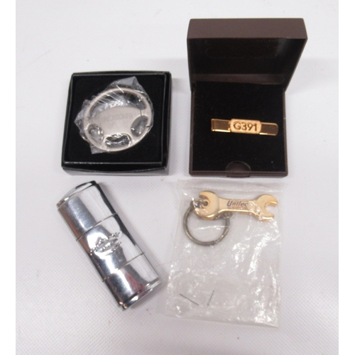 630 - Maruman chrome butane cigarette lighter, with box and instructions; Colibri Executive chrome butane ... 
