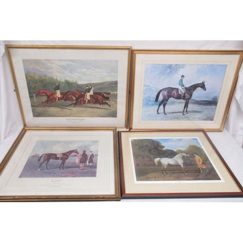 859 - Collection of prints to inc. c19th print of the Flying Dutchman, c19th Print of Blue Gown Winner of ... 