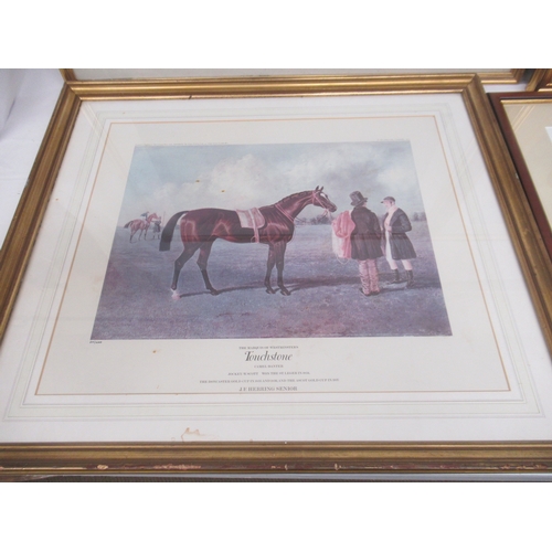 859 - Collection of prints to inc. c19th print of the Flying Dutchman, c19th Print of Blue Gown Winner of ... 