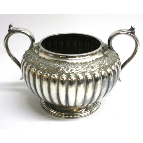 624 - Selection of silver plate & Britannia metal objects comprising set of EPNS stamped heavy bottomed te... 