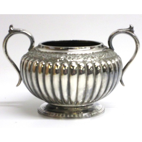 624 - Selection of silver plate & Britannia metal objects comprising set of EPNS stamped heavy bottomed te... 