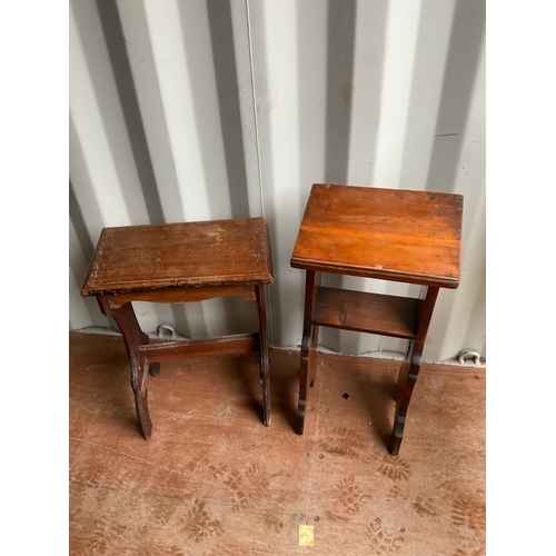 397 - Two small bible prayer stands. Largest H72cm

Bradley's shipping POA https://www.bradleys.ltd/quotat... 