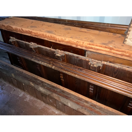 406 - Collection of pitched pine panels from a church

Bradley's shipping POA https://www.bradleys.ltd/quo... 