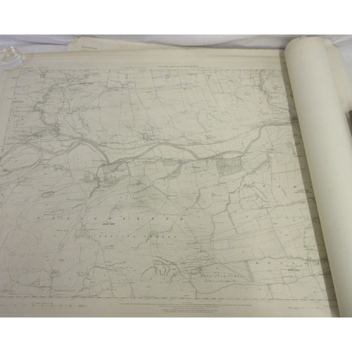 638 - Large collection of assorted OS maps covering Durham, Yorkshire, Cumbria, Lancashire, Northumbria, e... 