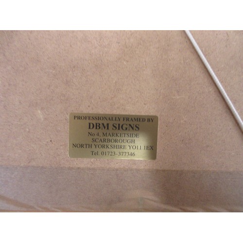 814 - The Rolling Stones- Large framed Rolling Stones Tongue & Lips logo L96cm x W66cm, 'Stones Scorsese S... 