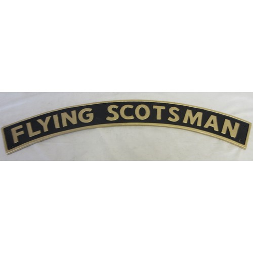 821 - Replica cast and painted metal Flying Scotsman sign W86cm

Bradleys Shipping POA https://www.bradley... 