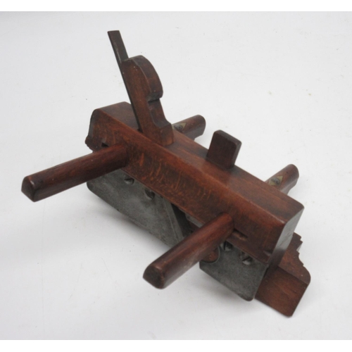 160 - J T Hollindale plough plane, a Marples and Sons of Sheffield plough plane, and a Rogers branded down... 