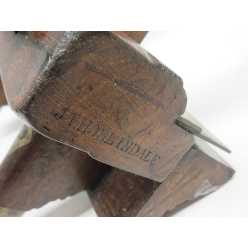 160 - J T Hollindale plough plane, a Marples and Sons of Sheffield plough plane, and a Rogers branded down... 