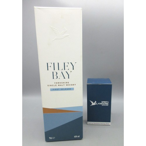  Spirit of Yorkshire Distillery, Filey Bay First Release Yorkshire single malt whisky, 70cl 46% vol, ... 