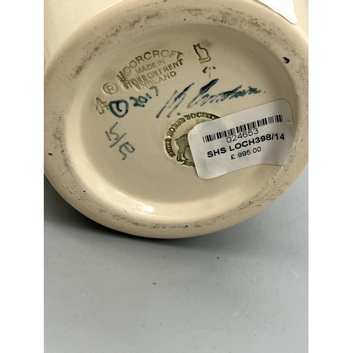 463 - Moorcroft Pottery, Shire Horse Society vase, designed by Kerry Goodwin, limited edition 15 of 50, H3... 