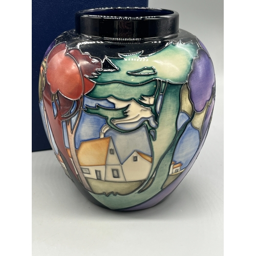 470 - Moorcroft Pottery 'Peggy's Farm' ginger jar and cover, dated 2016, limited edition 27/58, with box, ... 