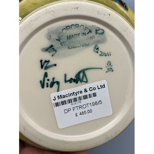 479 - Moorcroft Pottery 'Foxtrot' vase, designed by Vicky Lovatt, limited edition 10 of 50, dated 2011, wi... 