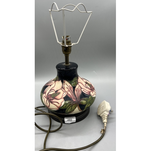 460 - Moorcroft Pottery 'Magnolia' pattern table lamp, H35.5cm

Bradley's shipping £38.00 plus vat (UK Onl... 