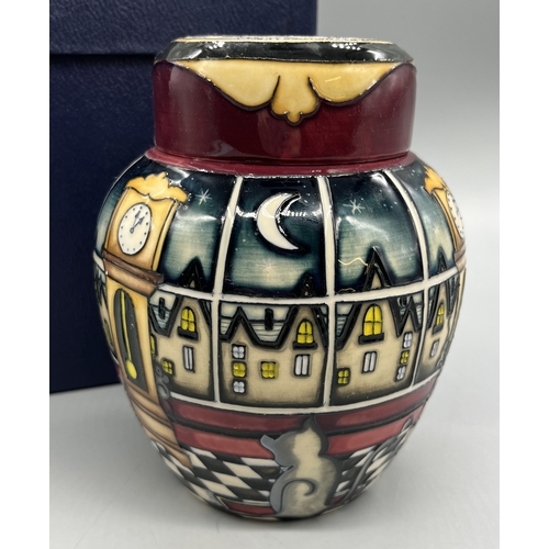 474 - Moorcroft Pottery 'Hickory Dickory Dock' ginger jar and cover, designed by Nicola Slaney, limited ed... 