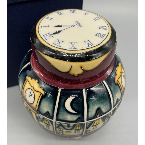 474 - Moorcroft Pottery 'Hickory Dickory Dock' ginger jar and cover, designed by Nicola Slaney, limited ed... 