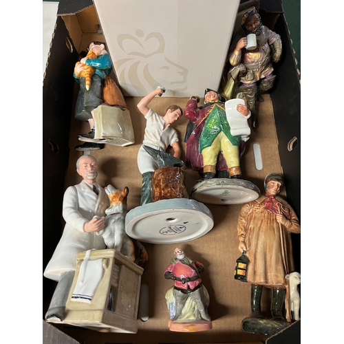 731 - Royal Doulton - collection of figures incl. Children Of The Blitz figure 'Welcome Home', A/F; 'Black... 