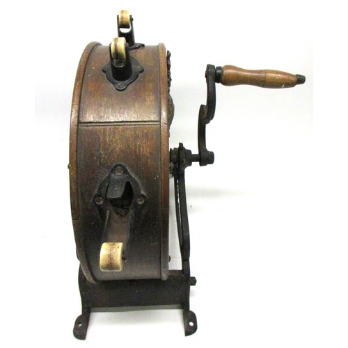832 - Victorian Kent of London, patentee & manufacturer, hand-cranked knife sharpener and cleaner, in rota... 