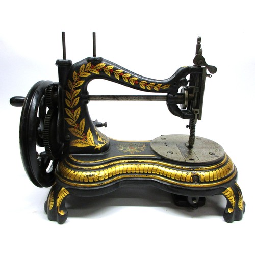 Victorian cased Jones & Co (Manchester) hand cranked, freestanding ...