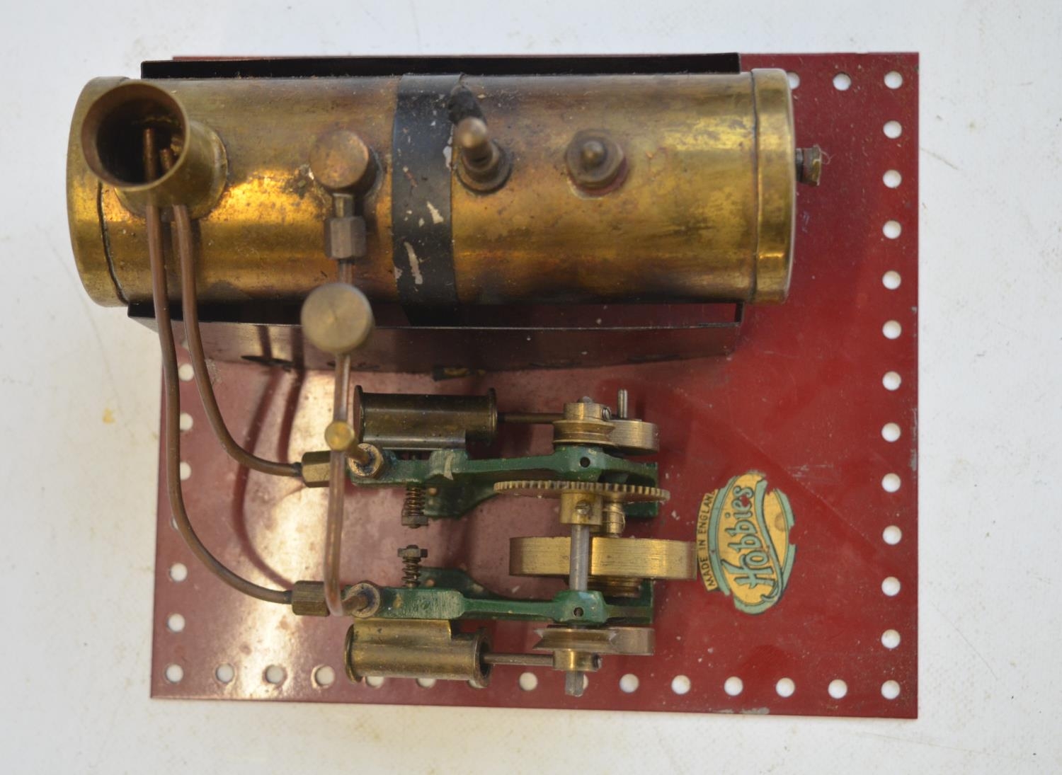 Rare Hobbies SE4 stationary steam engine with original wood box (Circa ...