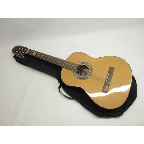 176 - Jose Ferrer 'El Primo' acoustic guitar with soft cover  Bradleys Shipping £88.00 plus vat (UK Only)