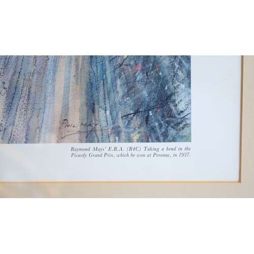 173 - Three framed limited edition prints, all by Phil May, all numbered and signed in pencil by the artis... 