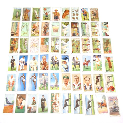 702 - Collection of 20th Century trading cards: majority mostly early, complete or part sets from manufact... 