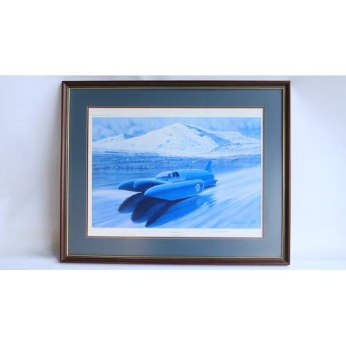 768 - Framed limited edition print 'The Christmas Run' by Arthur Benjamins (18/50, 73x58cm) depicting Dona... 