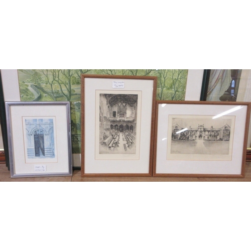 200 - 'Whispers of Love & Wedded', pair of colour prints, print of Eskdale after J. Patrick, monochrome pr... 