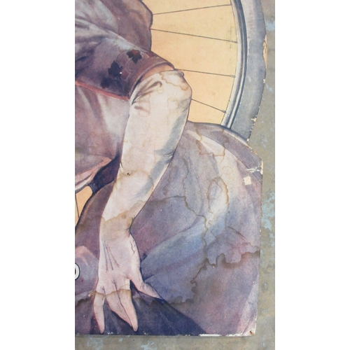 201 - The Alfred Appleby Chain Company Ltd. stand up cardboard counter top advertising sign, W25cm H30cm

... 