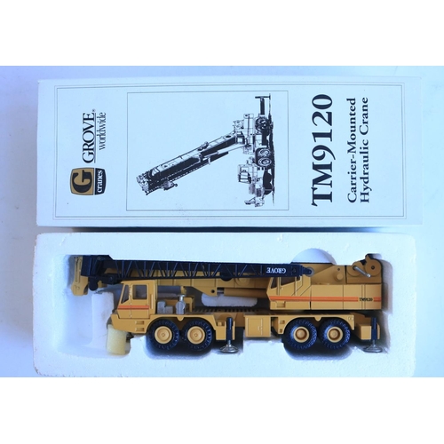 767 - Six diecast plant machinery models to include a 1/60 scale Hitachi EX1800 Giant Excavator, Mighty Mo... 
