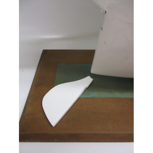 151 - Two mid-century pond yachts with a spare set of sails, L64cm (2)  Shipping POA https://www.bradleys.... 