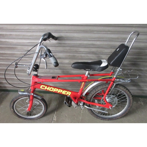 190 - Red Raleigh Chopper MK III, 3 gears with horn

Bradley's shipping POA https://www.bradleys.ltd/quota... 