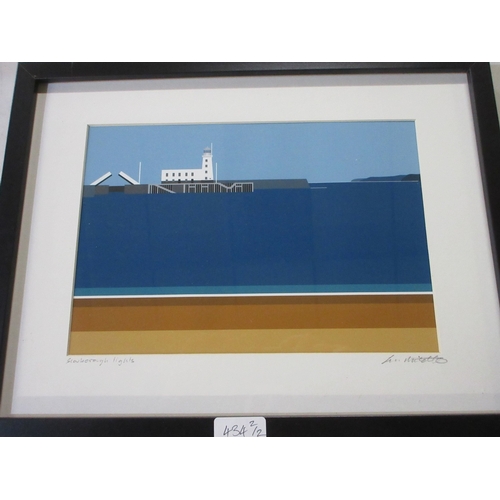 434 - Ian Mitchell (British Contemporary); 'Towards The Castle' limited edition digital lithograph, signed... 
