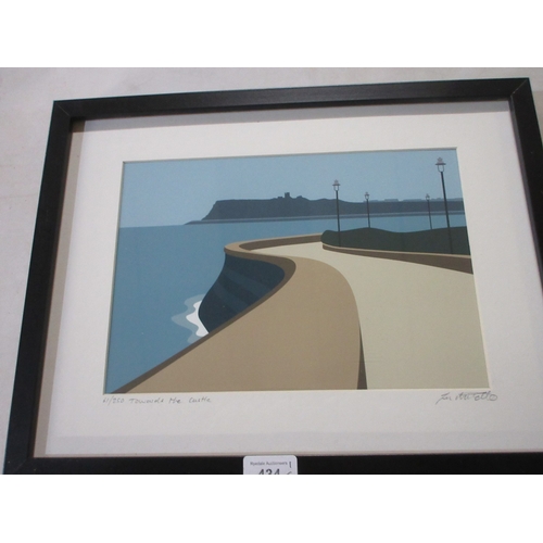 434 - Ian Mitchell (British Contemporary); 'Towards The Castle' limited edition digital lithograph, signed... 