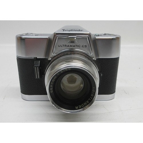 441 - Voigtlander Ultramatic CS camera with Septon 1:2/50 lens

Bradley's shipping £33.00 plus vat (UK Onl... 