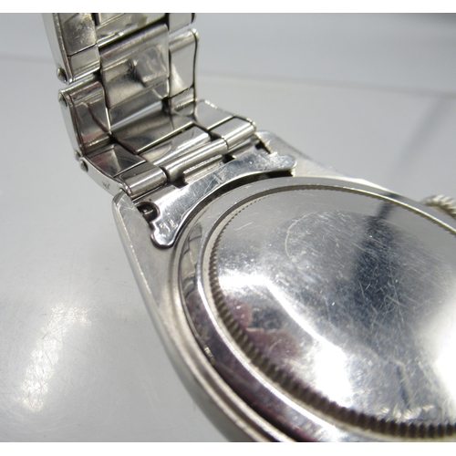  Rolex Oyster Precision stainless steel wristwatch on 6636 riveted expanding bracelet with signed dep... 