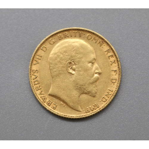 42 - Edward VII (1901-1910) 1909 Half-Sovereign
Bradley's Shipping £20.00 plus vat (UK Only)