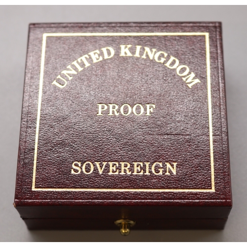 20 - Royal Mint - The 1998 Gold Proof Sovereign No.9611/10000, encapsulated in case with COA
Bradley's Sh... 