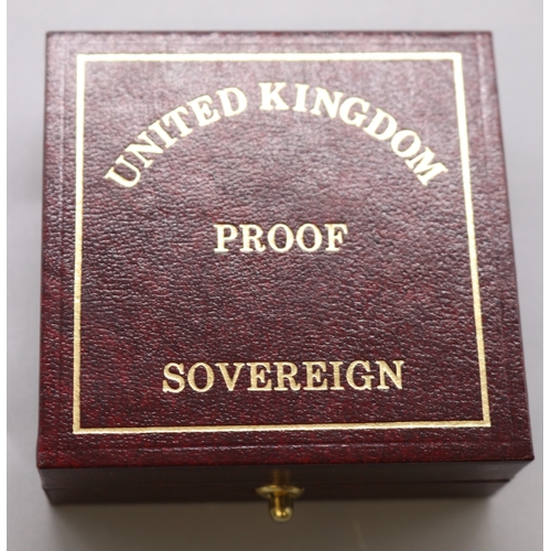 21 - Royal Mint - The 1999 Gold Proof Sovereign No.0770/10000, encapsulated in case with COA
Bradley's Sh... 