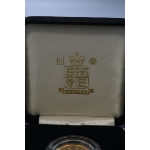 28 - The Royal Mint - 2006 United Kingdom Gold Proof Sovereign No.3138, encapsulate in case with COA
Brad... 
