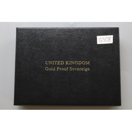 27 - The Royal Mint - 2005 United Kingdom Gold Proof Sovereign No.1118/12500, encapsulated in case with C... 