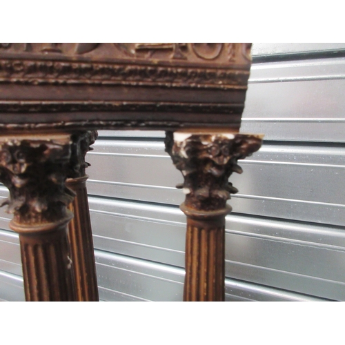 1388 - Pair of resin Grand Tour style models of Temple ruins, on square bases, W20cm D20cm H57cm (2)

Bradl... 