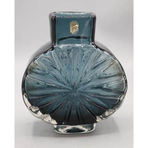 397 - Whitefriars, Geoffrey Baxter 'Sunburst' vase in indigo, H16cm

Bradley's shipping £38.00 plus vat (U... 