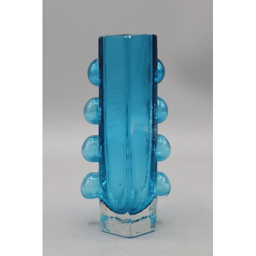 399 - Whitefriars, Geoffrey Baxter, 'Traffic Light' vase, in kingfisher blue, H13cm

Bradley's shipping £3... 