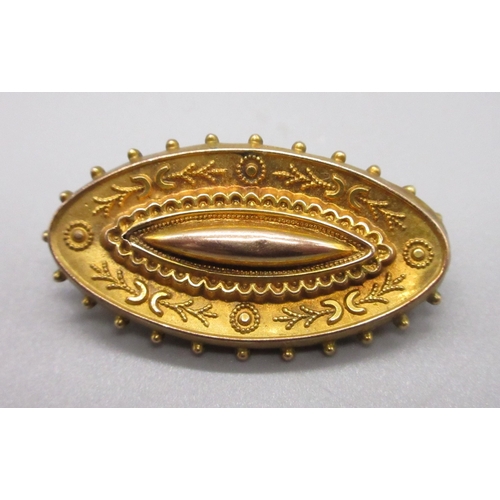 57 - 9ct hallmarked brooch and another 9ct hallmarked brooch (5.6g)

Bradley's shipping £23.00 plus vat (... 