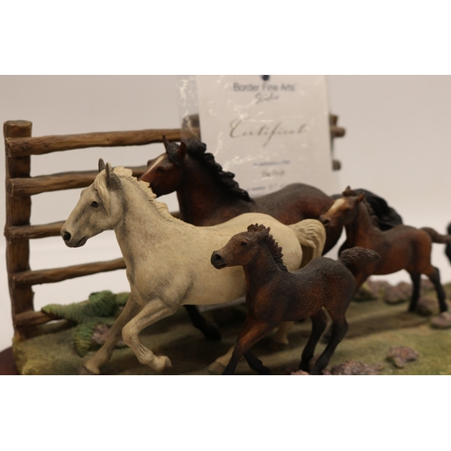 656 - Border Fine Arts 'The Drift', limited edition of 750, with certificate, L42cm

Bradley's shipping PO... 