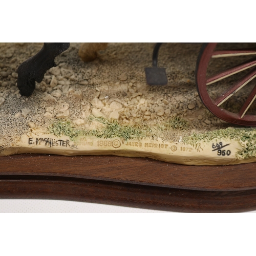 657 - Border Fine Arts James Herriot 'Market Day', designed by E MacAllister, limited edition of 950, L48c... 