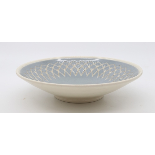 771 - Royal Lancastrian blue incised pattern bowl, D28cm

Bradley's shipping £38.00 plus vat (UK Only)
