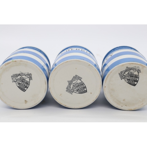 772 - Ten TG Green Cornishware spice pots, H9cm

Bradley's shipping £48.00 plus vat (UK Only)