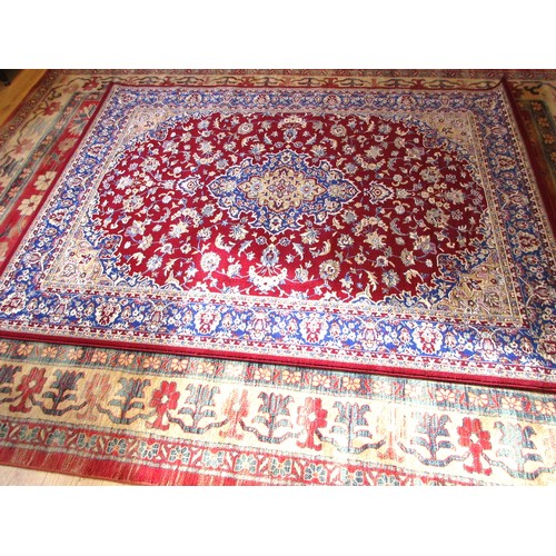 Vedbäk carpet: Persian patterned rectangular multicolour rug; featuring ...